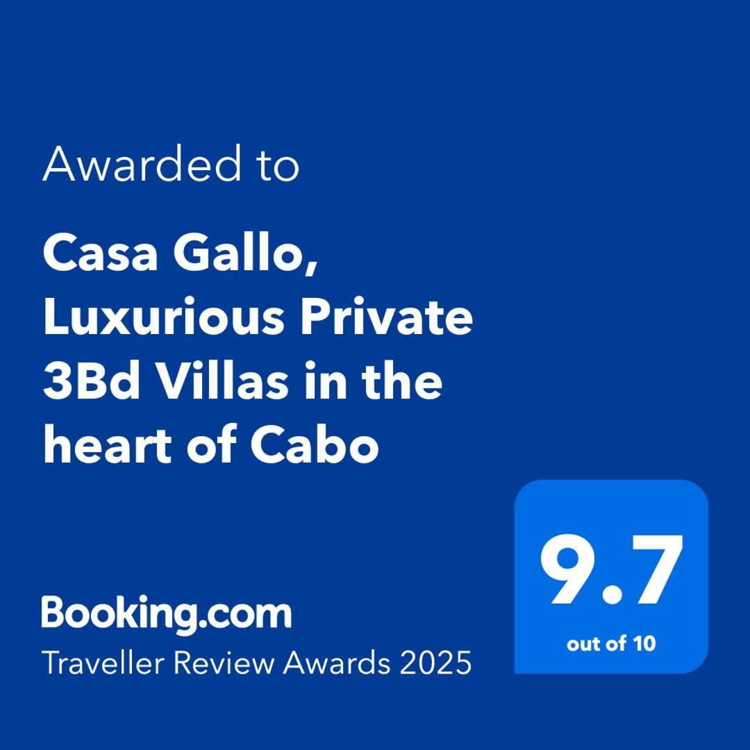 Casa Gallo, Heated Pool, Exclusive Beach & Great Location Cabo San Lucas Buitenkant foto